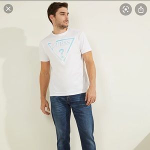 Guess holographic shirt